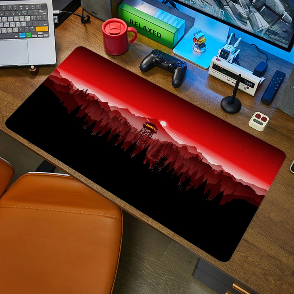 Игровые аксессуары для ПК Deep Forest Firewatch, игровой Настольный коврик, коврик для мыши, большой коврик для мыши, аниме компьютерные коврики для стола, офис Xxl