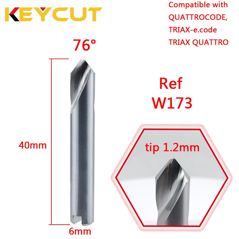 Фреза TRIAX W173, совместимая с ключевыми станками TRIAX QUATTROCODE TRIAX-e.code TRIAX QUATTRO