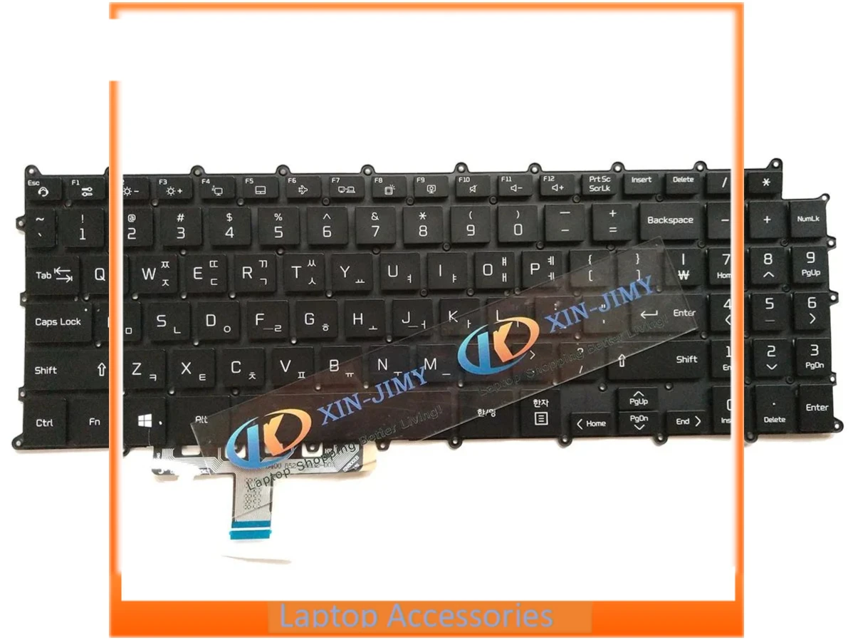 Фото XIN-корейская клавиатура для ноутбука с подсветкой для LG 15Z90P 15ZD90P 15Z90Q 15ZD90Q 15ZD90QC 15Z95P 16Z90P 16Z90PG 16Z90Q 16ZD90Q №2