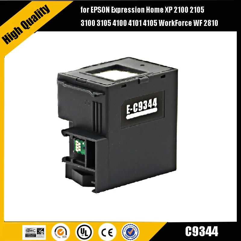 1X C9344 Ящик для обслуживания чернил для EPSON Expression Home XP 2100 2105 3100 3105 4100 4101 4105 WorkForce WF 2810 2830 2835 2850