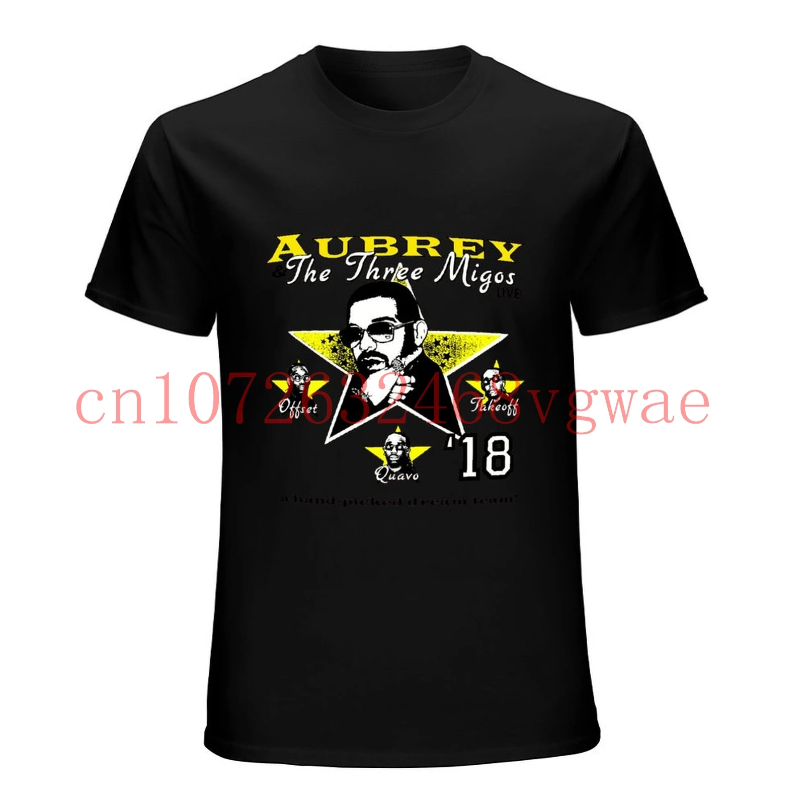 Aubrey and the Three Migos Tour - Drake and Migos модная крутая мужская и женская забавная футболка с принтом по индивидуальному заказу