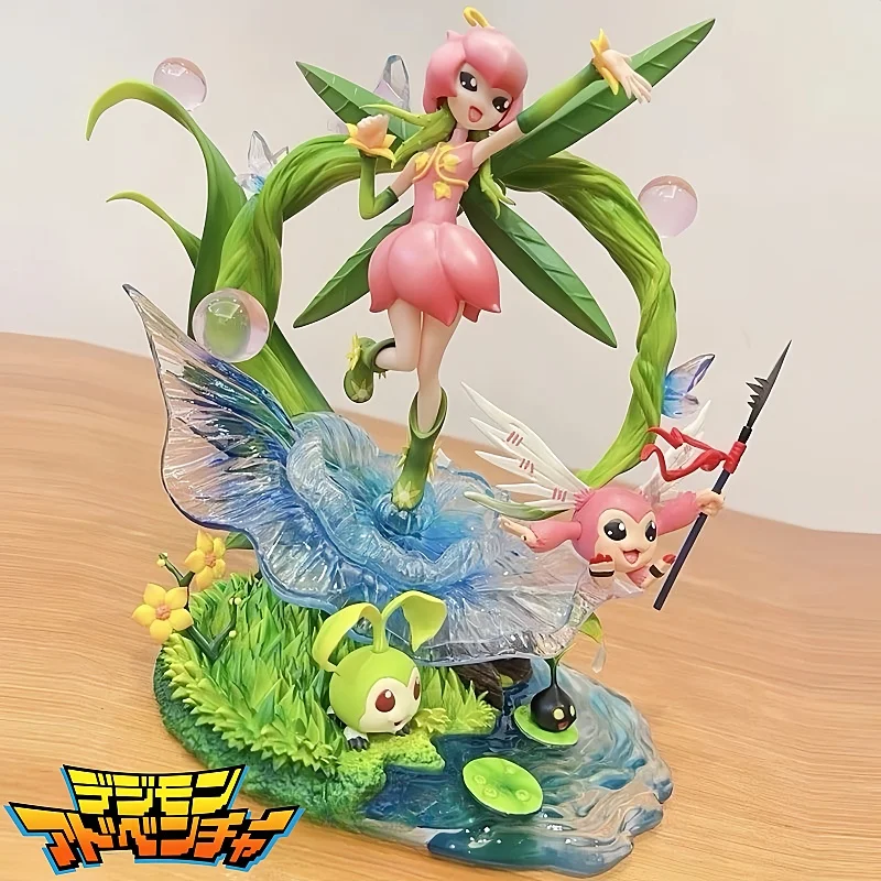 Новые популярные игрушки фигурка Digimo Lillymon Tanemon Digimon аниме фигурка статуя Gk фигурка коллекция украшения игрушки модель рождественские подарки