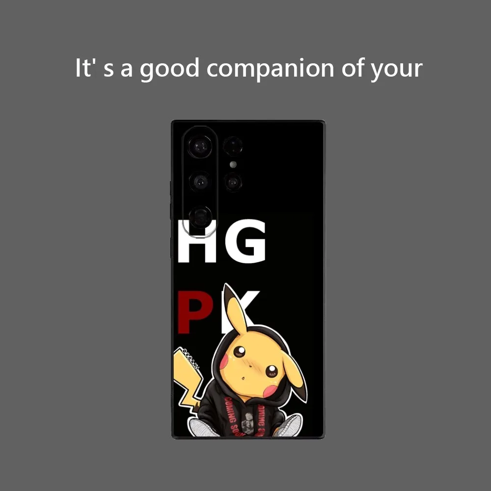 Фото P-Pokemon P-Pikaqiu милый чехол для телефона для Samsung Galaxy S25 Ultra S22 S23 S24 Ultra S21 S20 5G защитный мягкий силиконовый чехол из ТПУ №2