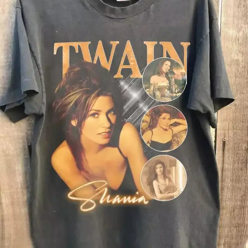 Футболка Shania Twain World Tour 2024, размер S 5Xl для фанатов