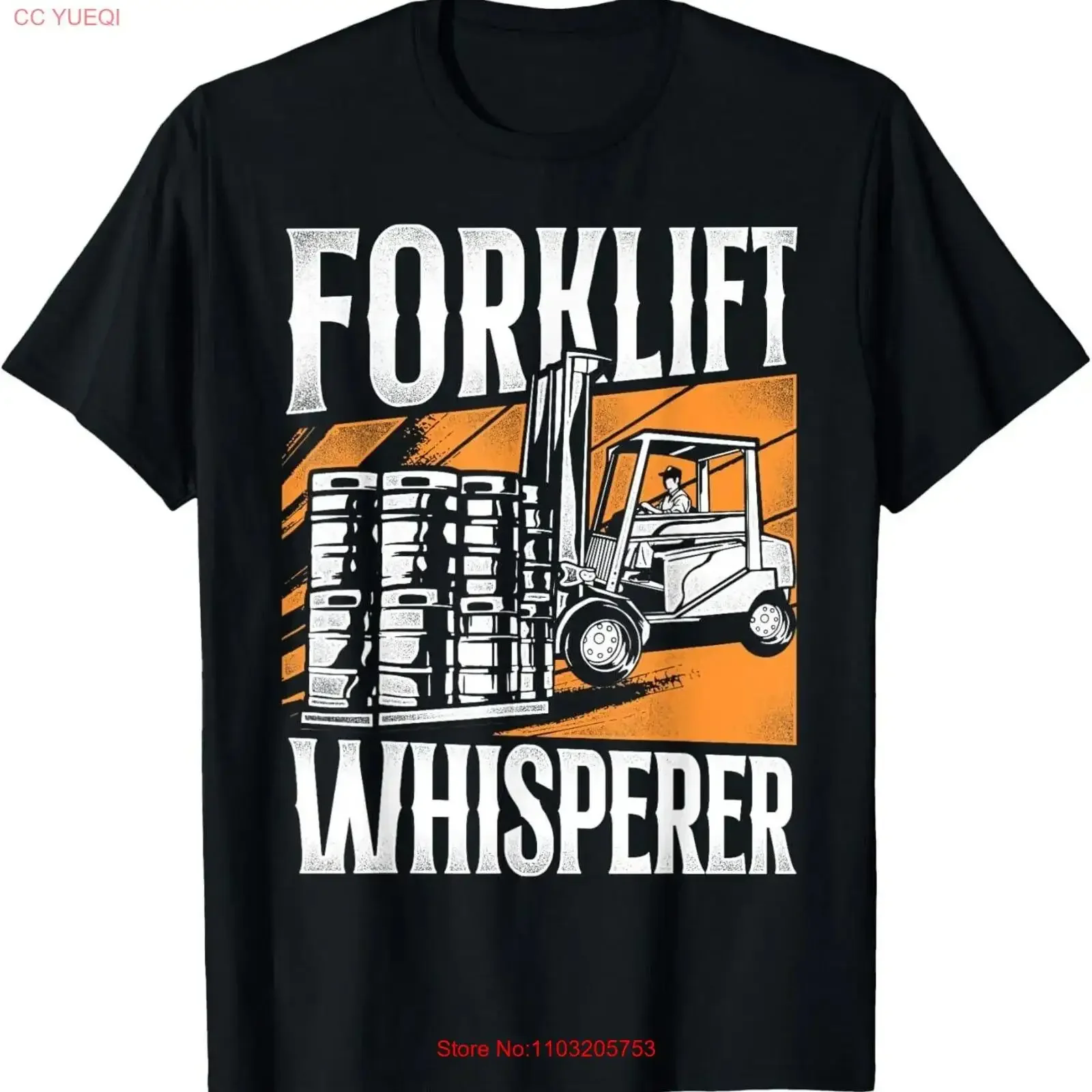 Сертифицированная вилочная погрузчик Оператор Винтажная футболка Whisperer винтажная стираная мягкая слегка универсальная удобная дизайнерская одежда