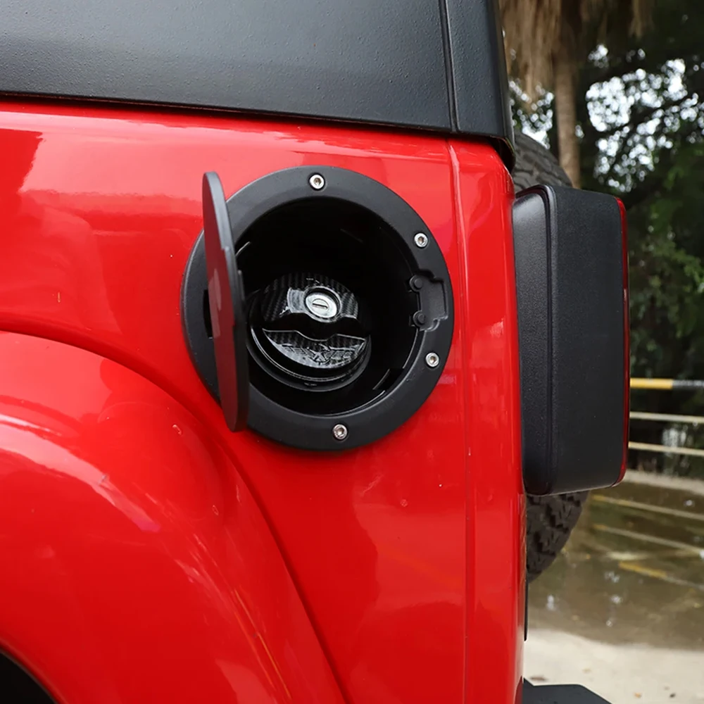 Фото Наполнитель топливного бака крышка декоративная отделка Крышка для Jeep Wrangler JK JL Gladiator JT 2007-2023 неограниченные автомобильные внешние аксессуары №4
