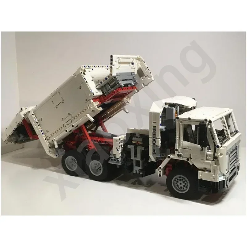 Eco EcoElectricMOC-95540 GarbageTruckEngineeringTruck Модель 3521Детали Модель строительного блока для взрослыхОбучающие детиИгрушка на день рождения в подарок (art.: 3920caf57dafd) - 3920caf57dafd