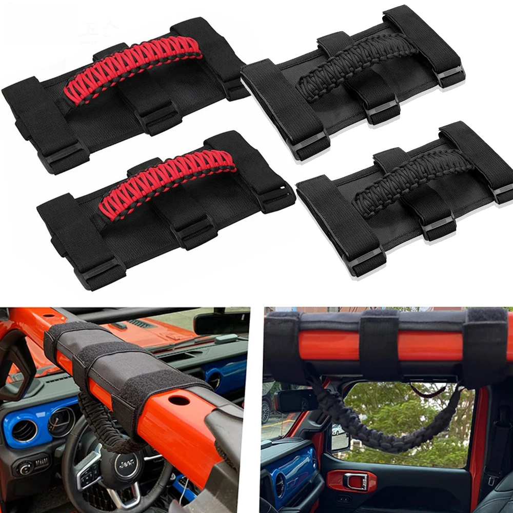 Поручни для руля для Jeep Wrangler JK JKU JL JLU TJ YJ Sports Sahara Freedom Rubicon Unlimited Gladiator UTVATV