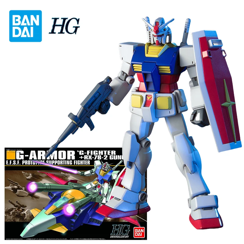 Bandai RX-78-2 G-Armor Фигурка G-fighter + RX-78-2 Gundam Аниме Модель Игрушки Подарки для Детей