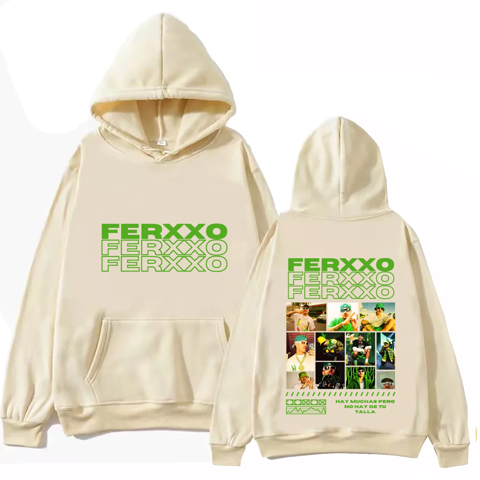 Фото Толстовка Feid Ferxxo Calipsis Tour 2024, топы с длинным рукавом, обычная толстовка, музыкальные фанаты, подарок, весна-лето №5