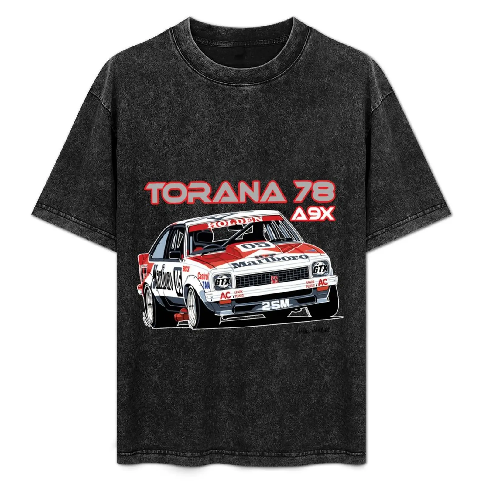 Holden A9X Torana, футболка Peter Brock Design, мужская одежда, рубашки, мужские белые футболки с рисунком