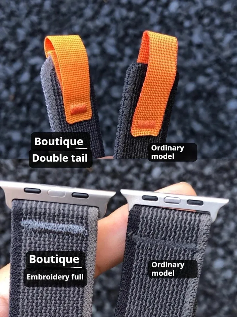Фото Kaker Storm Premium Подходит для Apple Watch iwatch Strap Ultra Wild Path Разъем из титанового сплава 49 №5