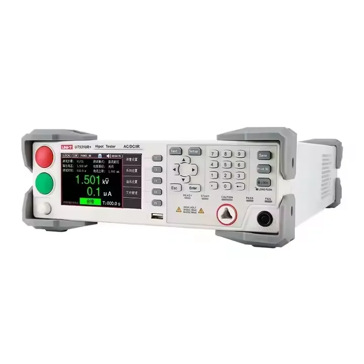 Фото UNI-T UT5310D + 4,3-дюймовые TFT ЖК-измерительные клещи, программируемый тестер выдерживаемого напряжения переменного и постоянного тока до 5 кВ, 6 кВ, 10 мА с интерфейсом RS232 №4