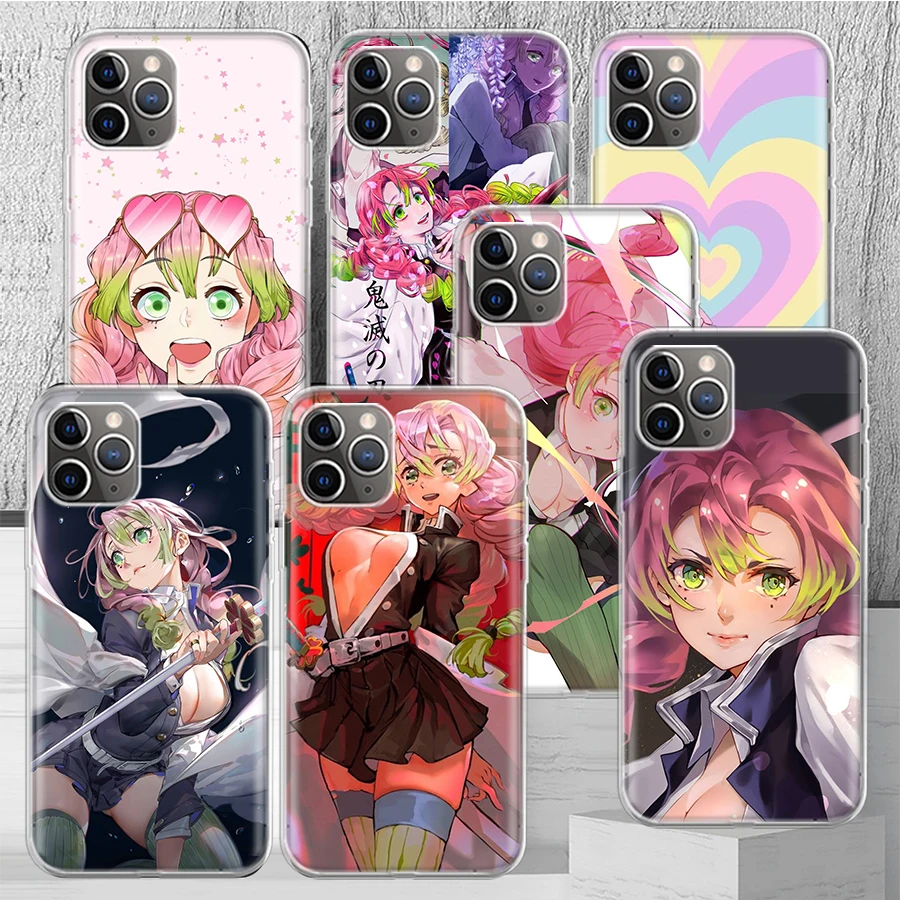 Чехол для телефона Kanroji Mitsuri для iPhone 14 13 Pro 11 15 Art 12 XR X XS Max 7 8 6S Plus SE