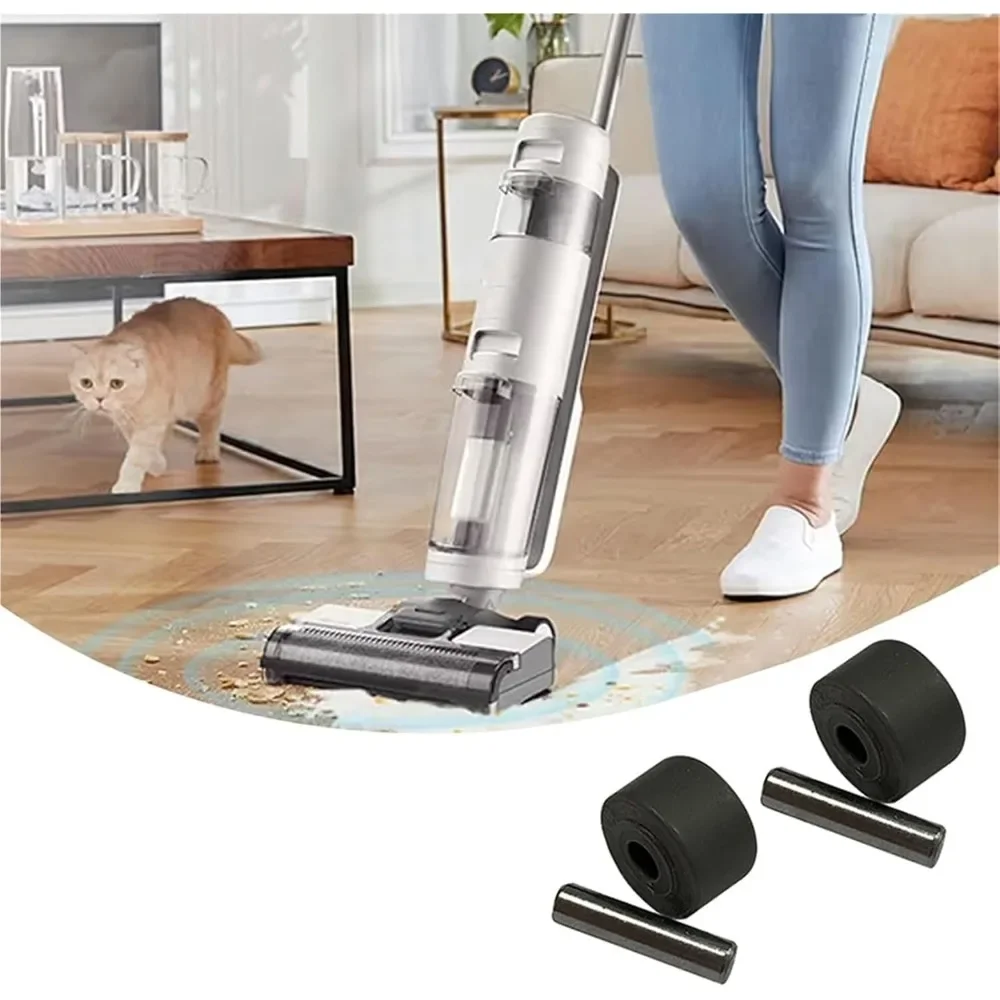 Сменные вакуумные колеса для Xiaomi Dreame H12/H13/H20/M13S, скребок для пола, моторизованные головки, маленький вал, 6/8 шт.