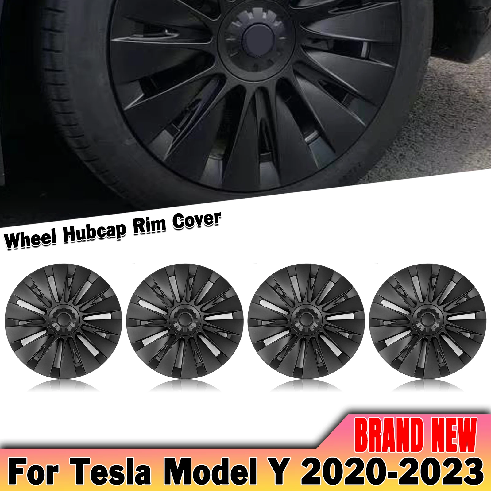 Фото Для Tesla Model Y 2020 2021 2022 2023 2024 4 шт./компл. 19 