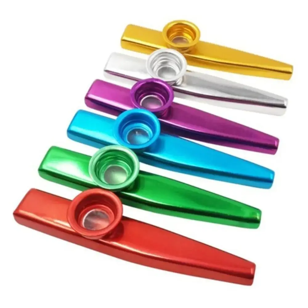 Металл из алюминиевого сплава Kazoo, легко снимаемая диафрагма, рот Kazoos, износостойкие, прочные, флейты для музыкальных инструментов