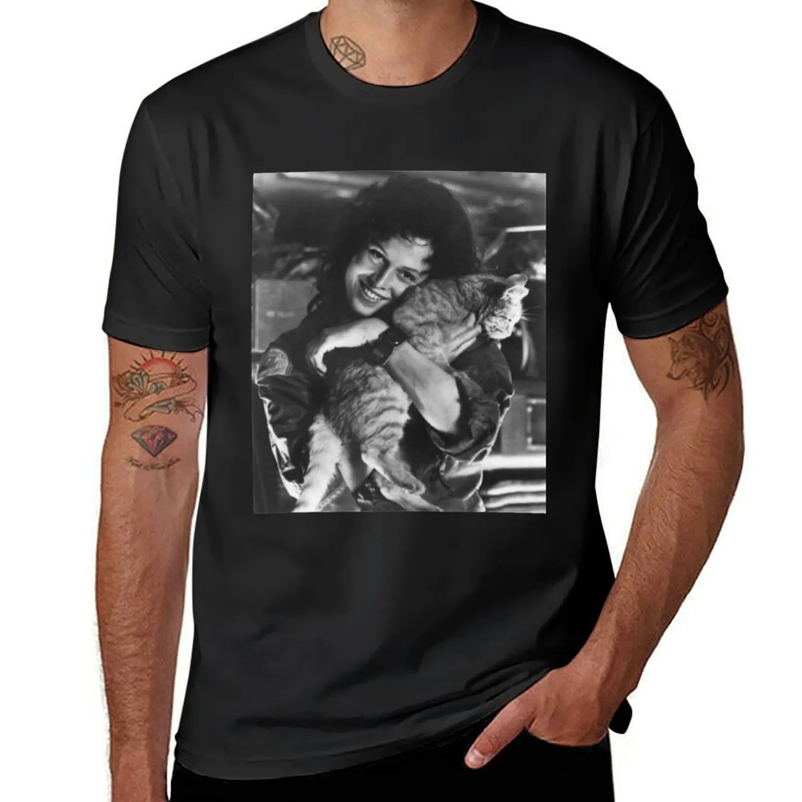 Футболка Ellen Ripley, милая одежда, тяжелые мужские футболки