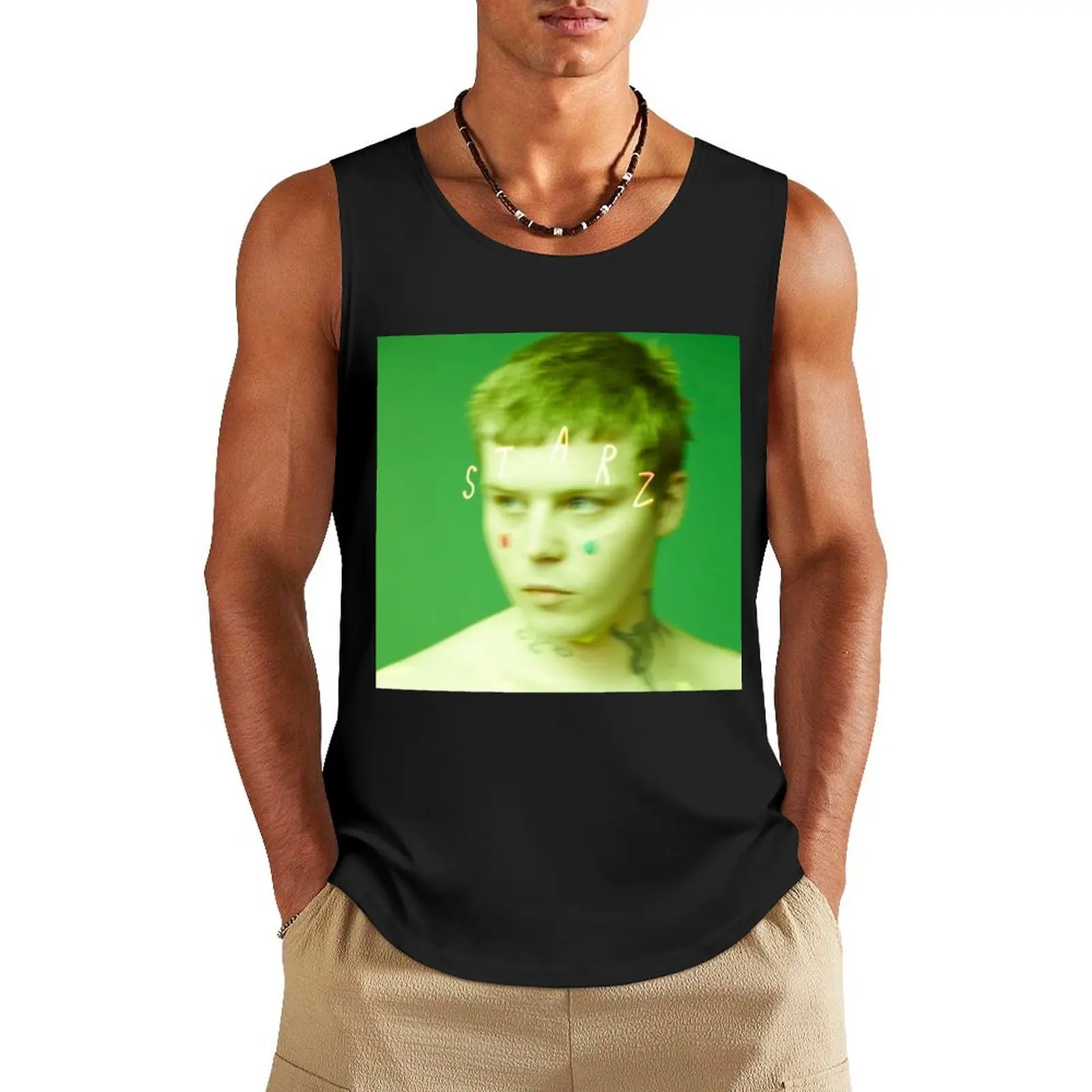Майка Yung Lean Starz Мужская, одежда для спортзала, фитнеса, бодибилдинга, рубашка, летняя одежда