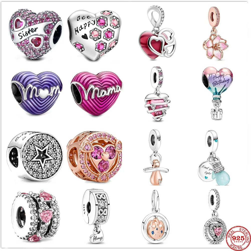 Браслет Pandora из серебра 925 пробы с бусинами для рукоделия
