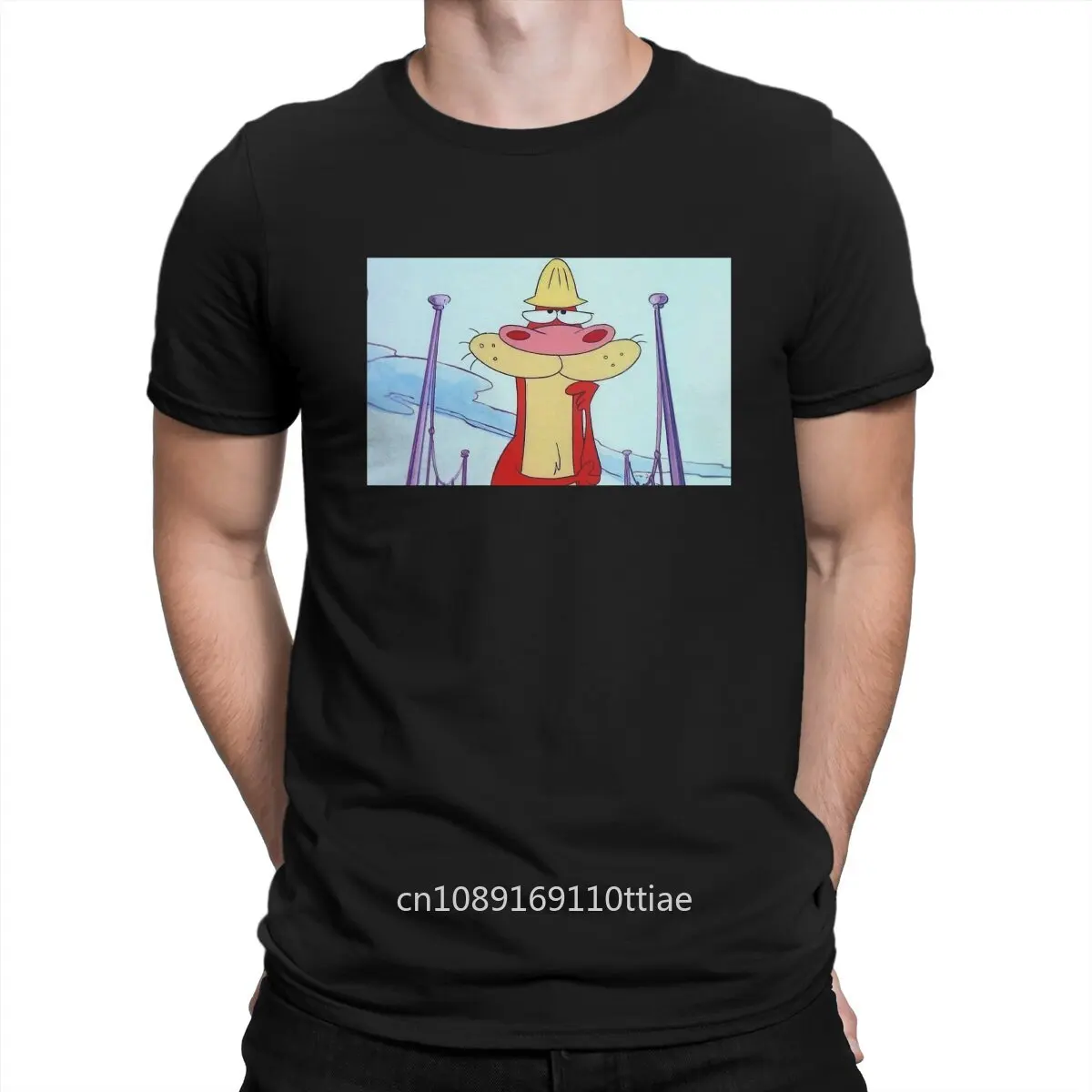 I Am Weasel, Мужская футболка с мультяшным рисунком, модная футболка, хипстерские толстовки с графическим рисунком