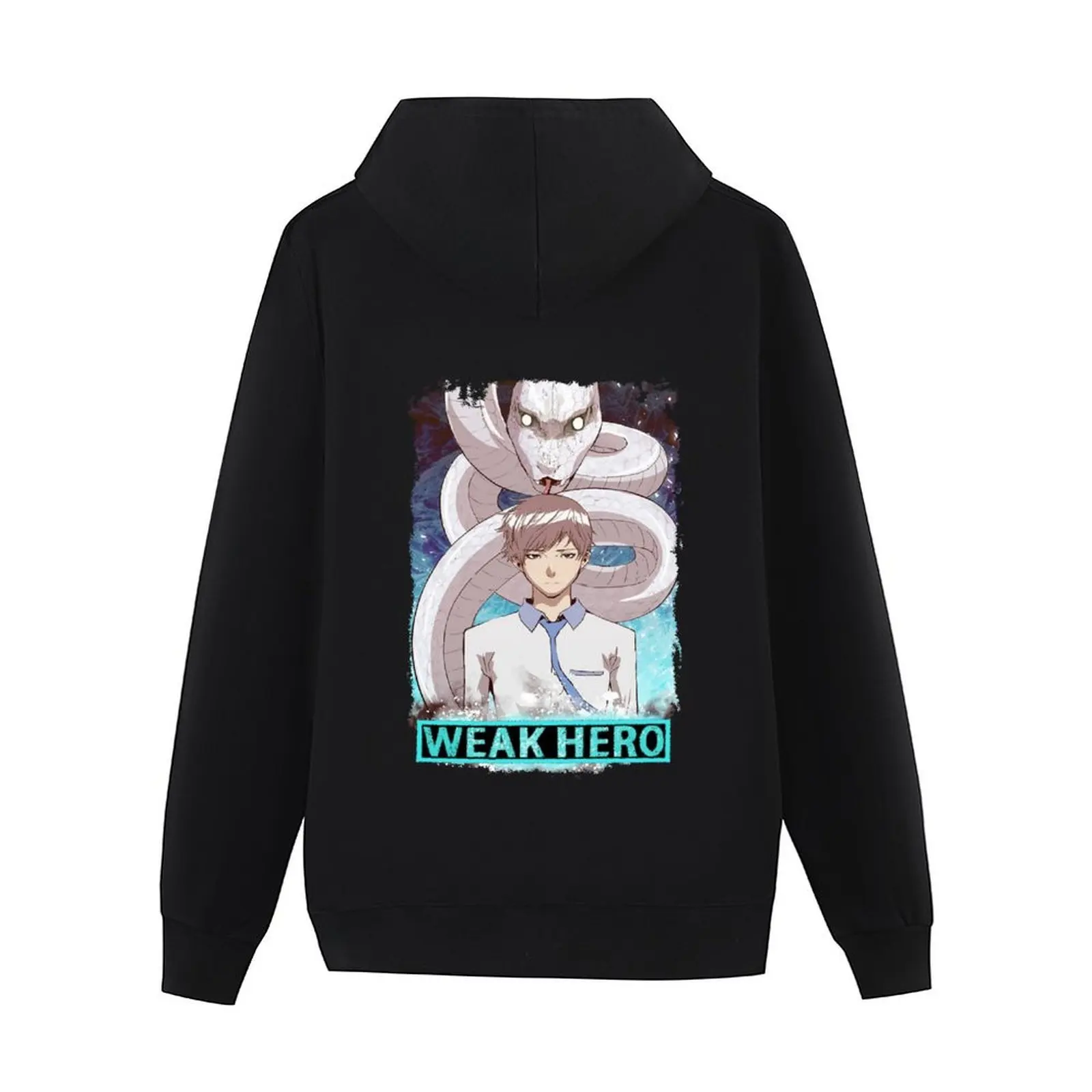Фото Weak Hero - White Mamba Толстовка с капюшоном корейская одежда корейская осенняя одежда одежда в стиле аниме осенняя одежда новые толстовки и толстовки №3