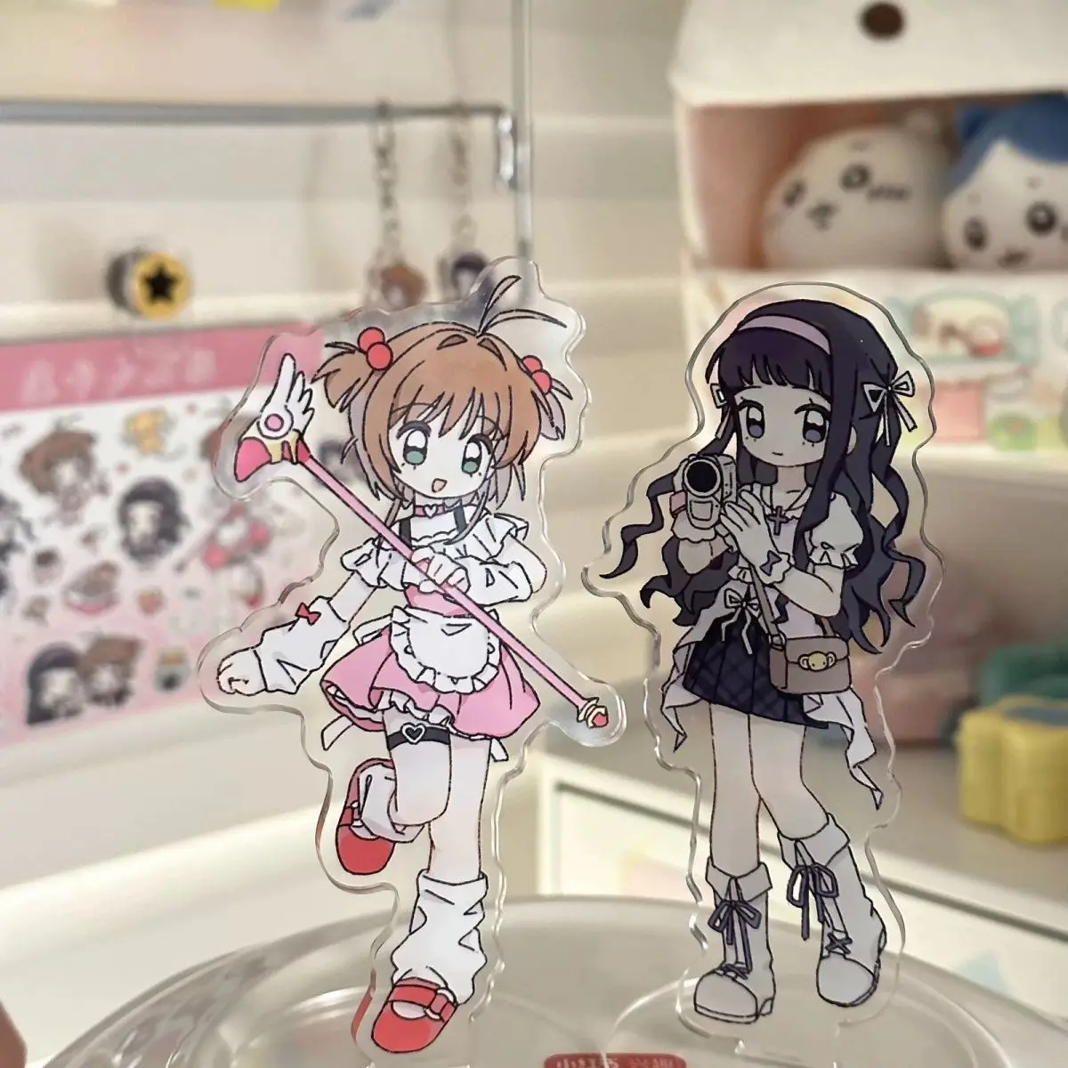 Cardcaptor Sakura акриловая фигурка-подставка KINOMOTO SAKURA Daidouji Tomoyo аниме периферийные устройства красивый акриловый настольный орнамент
