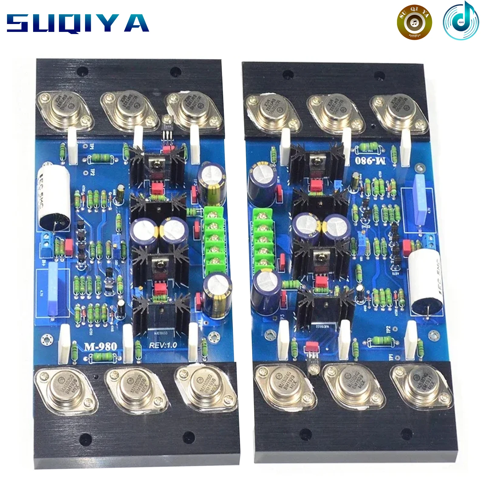 M980, 300 Вт * 2, 12-канальные трубки одиама Disegel MJ15024 MJ15025 Kelas AB HiFi Demam, усилитель звука, папа, усилитель