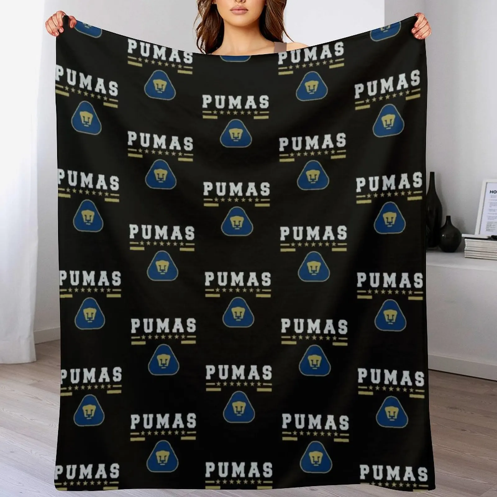 Pumas Unam - мексиканская футбольная команда, семейные подарки, одеяло, пляжное постельное белье, термоперсонализированные подарочные одеяла