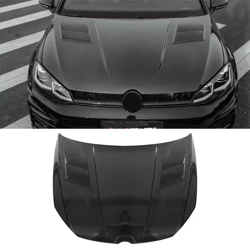 Подходит для Volkswagen Golf 7 7,5 R-line GTI Капот из углеродного волокна для Vw Golf MK7 7,5 Капот двигателя 2013-2020