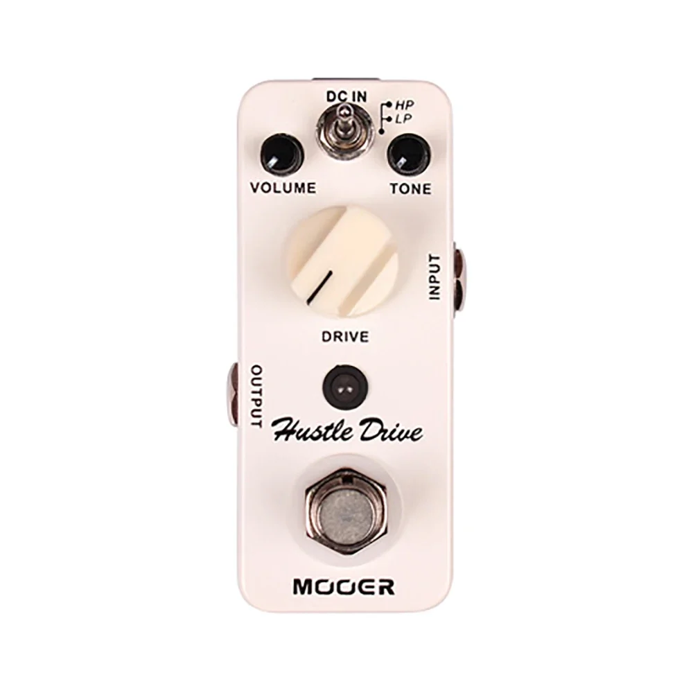 Педаль эффектов для гитары MOOER Hustle Drive Distortion, 2 режима работы, педаль эффектов, трубчатый привод, аксессуары и детали для гитары