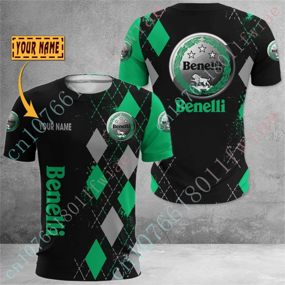 Benelli футболки повседневные футболки для мужчин женщин Harajuku Роскошные с коротким рукавом аниме оверсайз футболка унисекс Одежда Пользовательский логотип