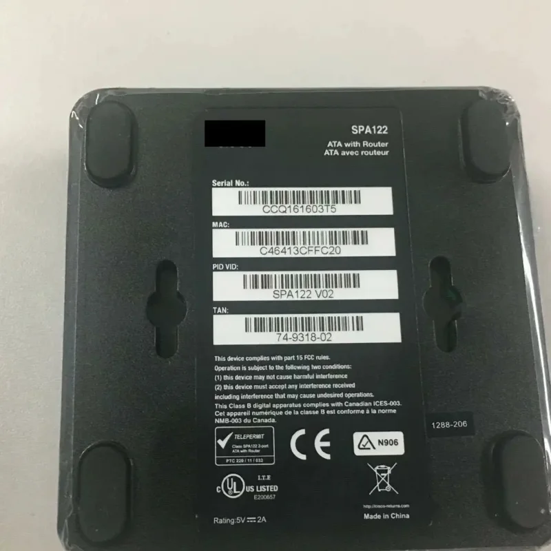 ДЛЯ Cisco SPA112 SPA122 VoIP-адаптер для телефона, маршрутизатор, включая НДС (art.: 3920cd1ba7202) - 3920cd1ba7202