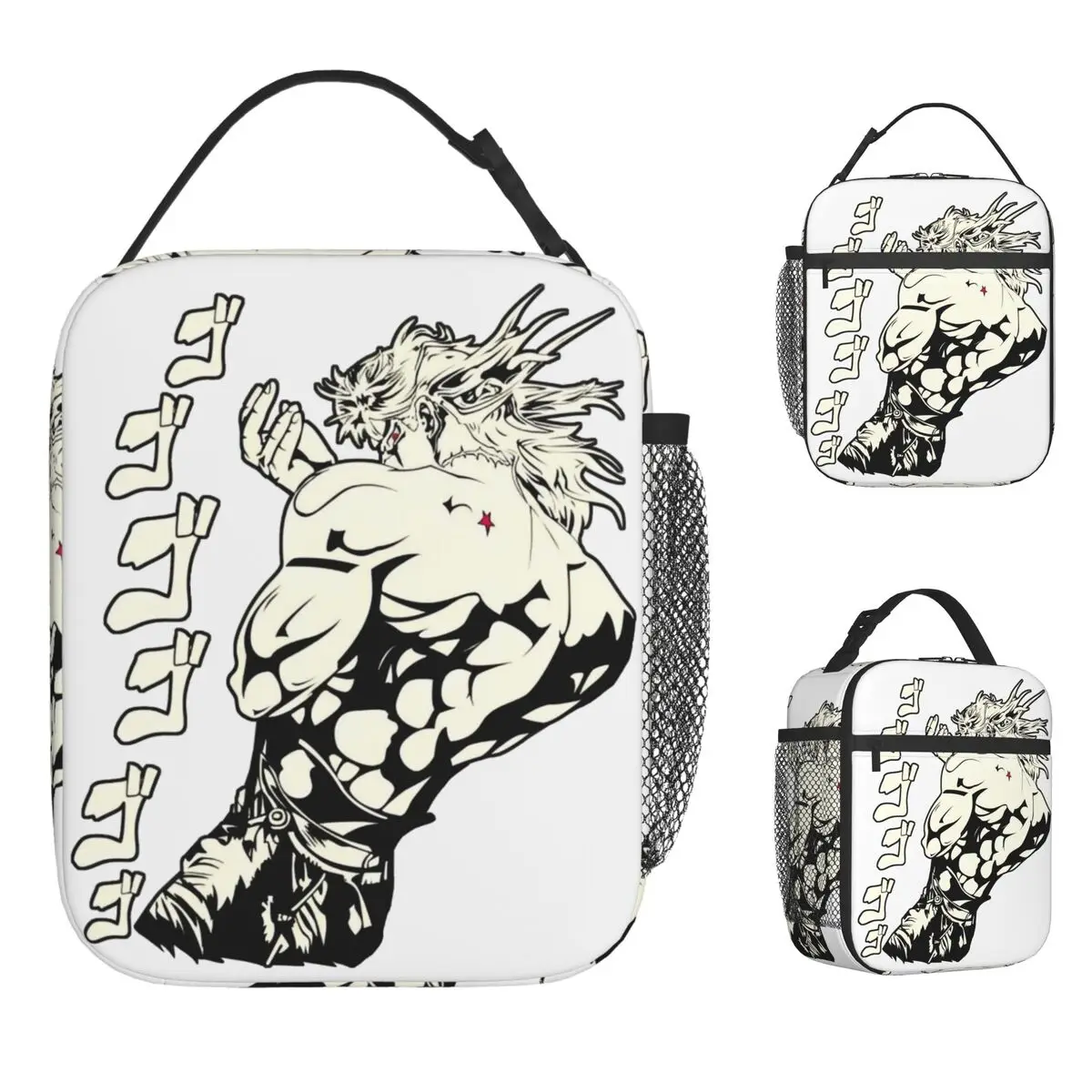 Dio Brando Jojo Bizarre Adventure Сумка для обеда Joestar Аниме Kujo Blood Otaku Crusaders Ланч-бокс для детей Термальные сумки для обеда