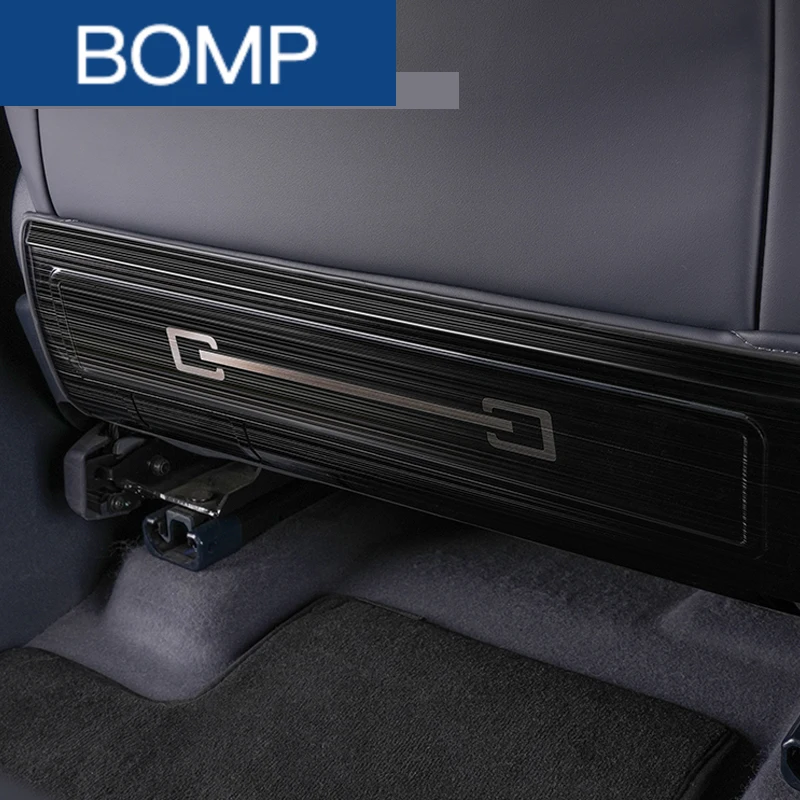 Фото Подходит для BYD Leopard 5 2023 2024, автомобильное Стайлинг, противоударная пластина из нержавеющей стали, накладка на заднее сиденье, щит, автоматический модифицированный аксессуар №5