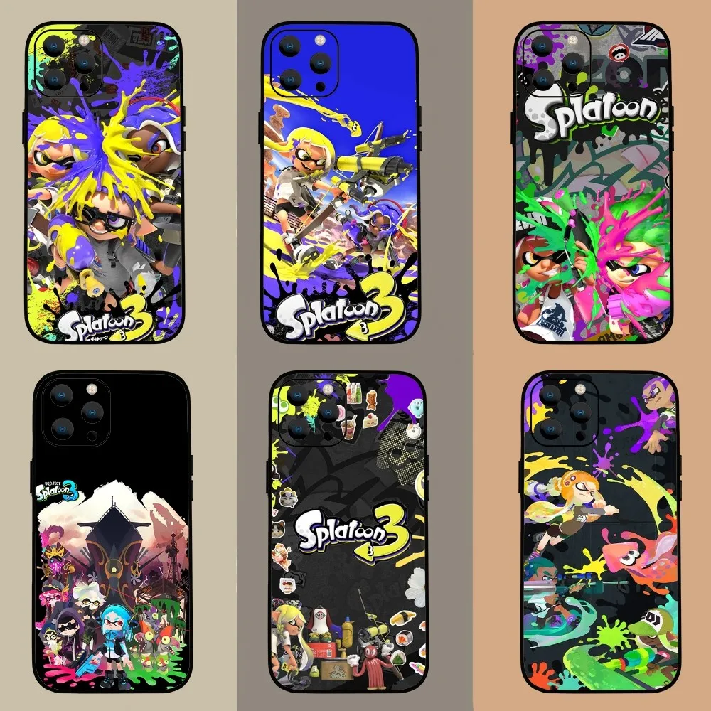 Чехол для телефона Game splatoon 3 для iPhone Mini 11 12 13 14 15 Pro XS Max X Plus SE XR