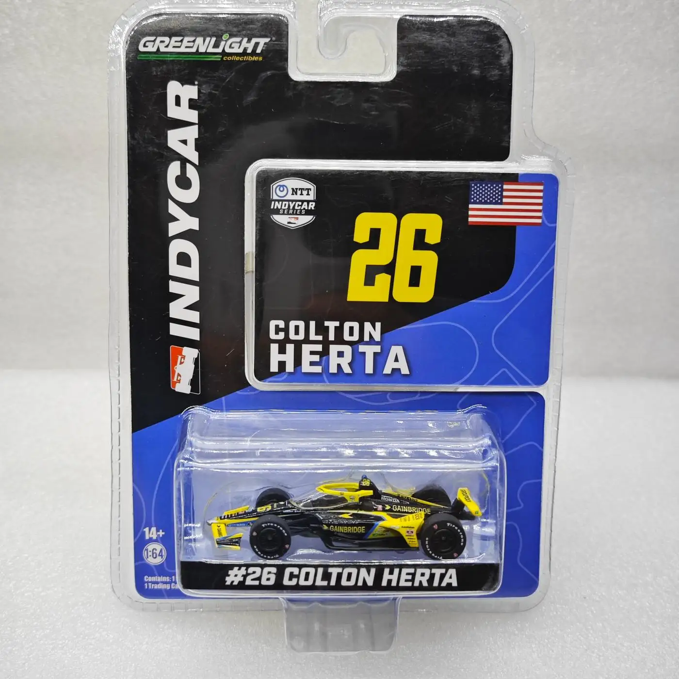 Greenlight 1:64 2022 серия NTT IndyCar - # 26 Колтон Герта