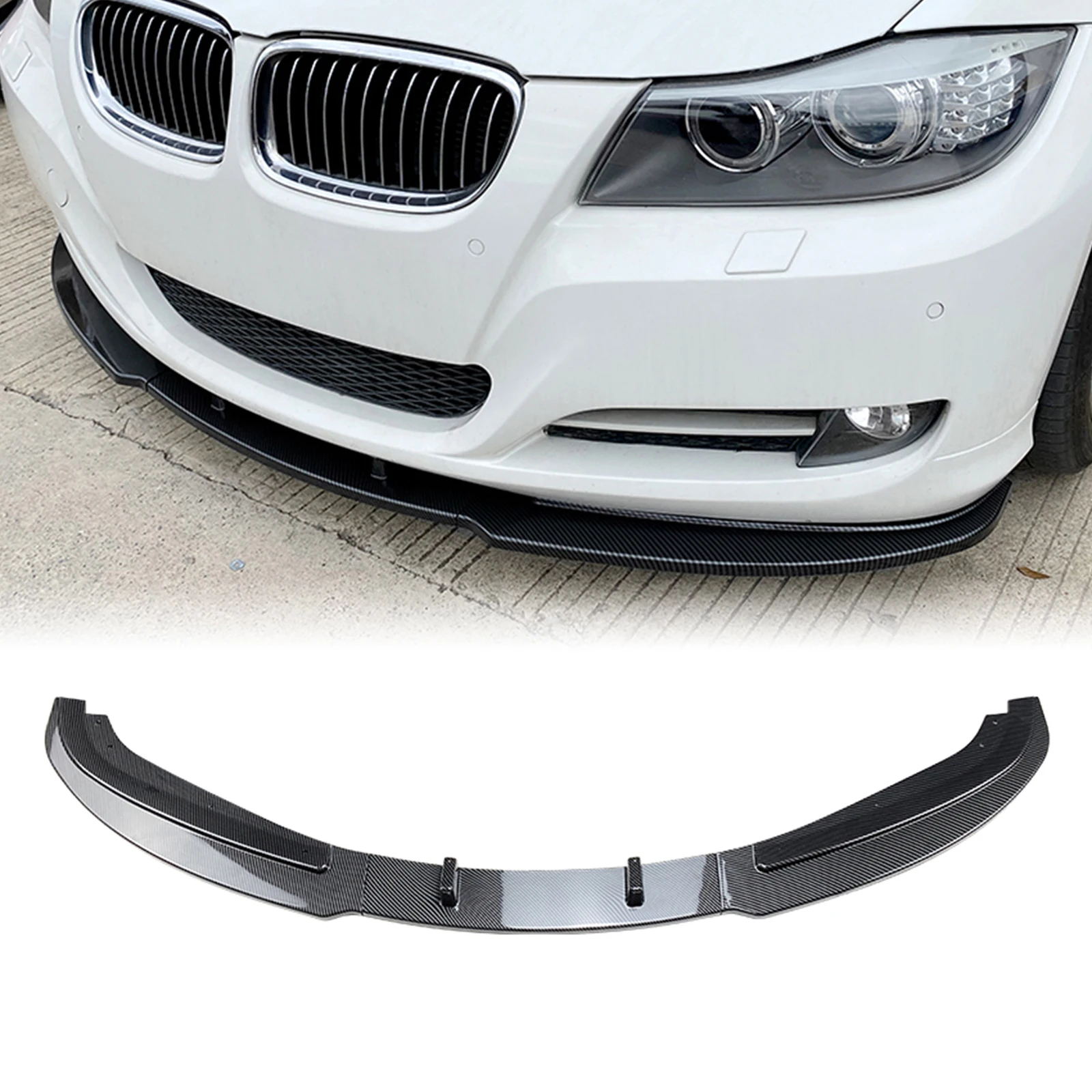 Спойлер переднего бампера для BMW 3 серии E90 E91 LCI 318i 320i 325i 330i 2009-2012, базовая стандартная защитная пластина сплиттера