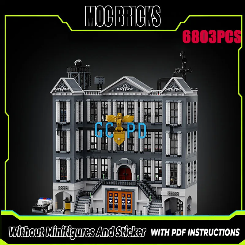 Moc Street View Building Model Кирпич GCDP Технология Модульные строительные блоки Подарочные рождественские игрушки DIY Набор в сборе