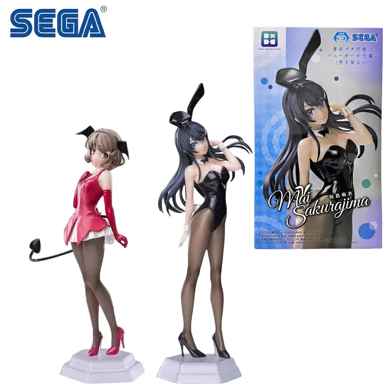 SEGA Подлинная DDC Rascal Does Not Dream of Bunny Girl Senpai Аниме Фигурка Сакурадзима Mai Koga Tomoe Экшн-игрушки Детская подарочная модель