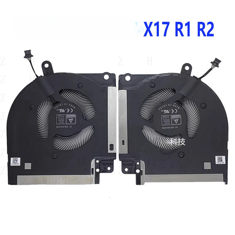 ZZZZ для DELL ALIENWARE X17 R1 R2 ноутбука, охлаждающий вентилятор для процессора и графического процессора 0X63JW 09DNWT