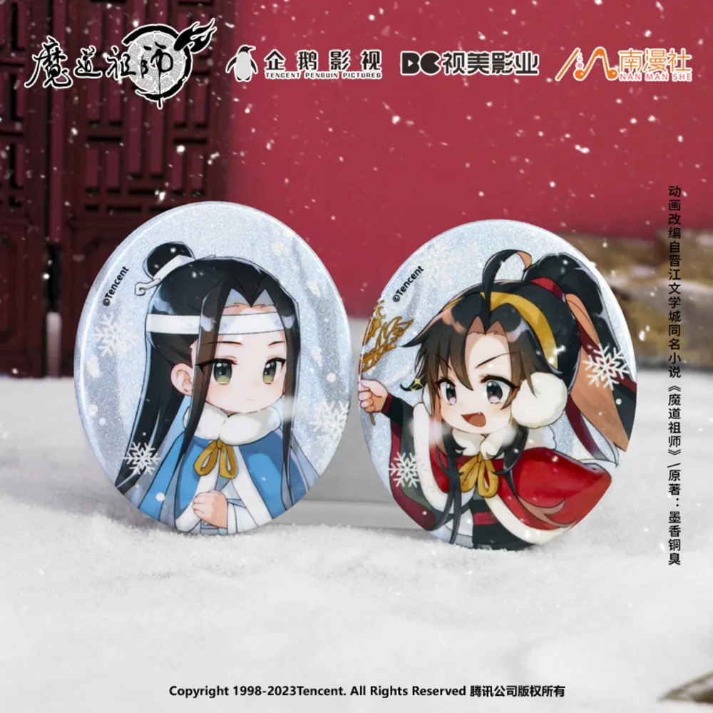 Аниме Mo Dao Zu Shi Q-Version Dragon Year Series Wei Wuxian Lan Wangji MDZS Симпатичная акриловая подставка Модель Косплей Значок Shikishi
