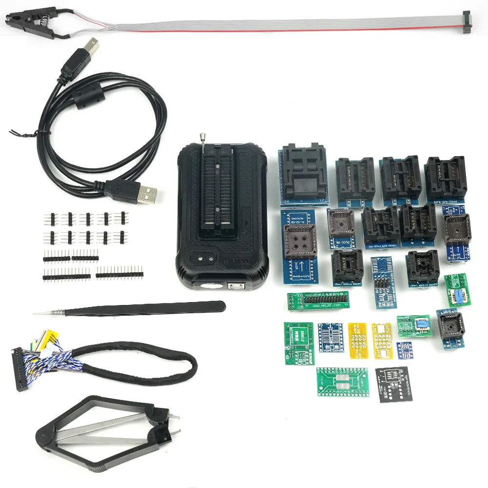 Новая версия XGecu Original T48 [TL866-3G] Programmer V12.15 Поддержка 31000 микросхем для EPROM/MCU/SPI/Nor/NAND Flash/EMMC/ IC TESTER
