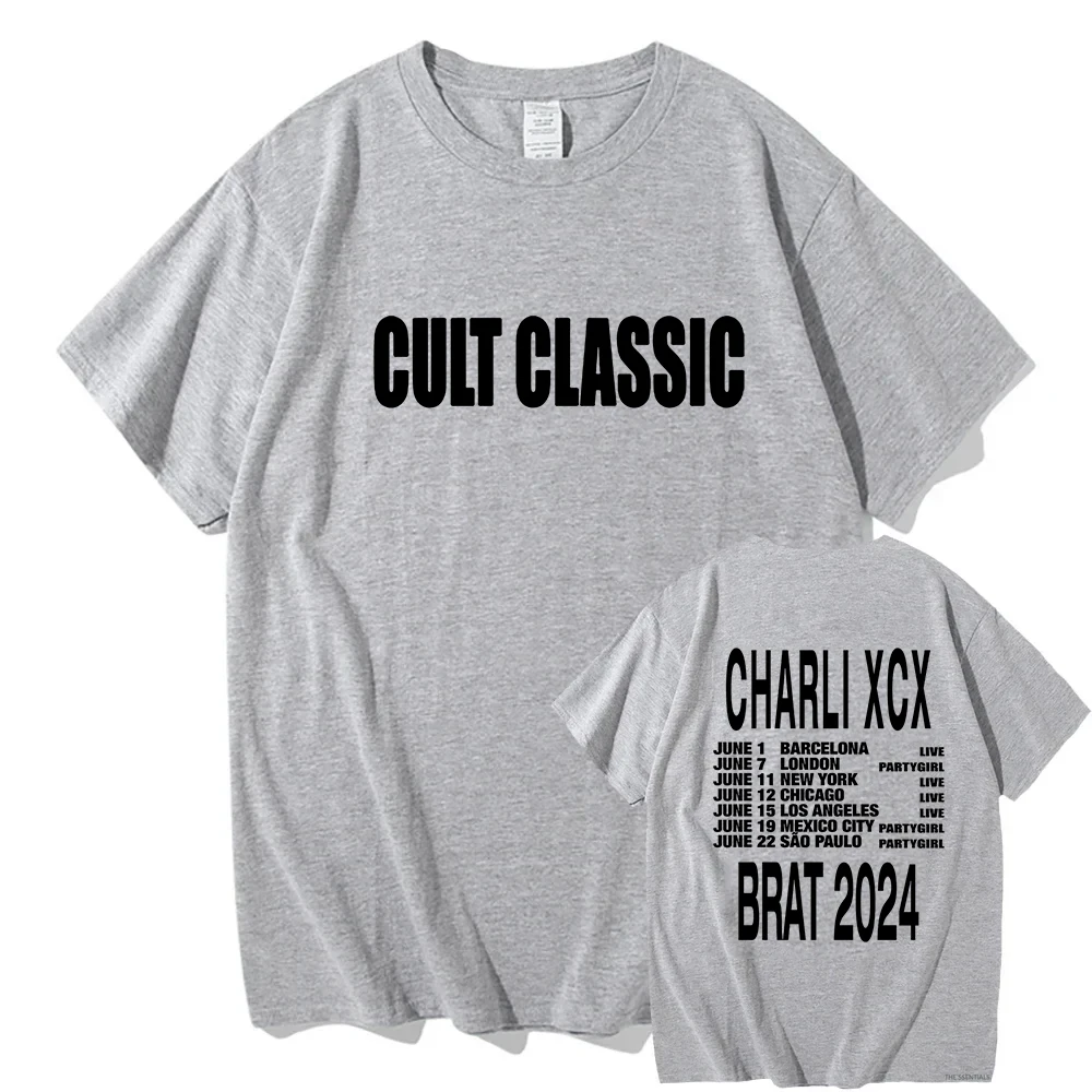Cult Classic Charli XCX Brat Tour 2024, модная мужская футболка в стиле ретро, футболка унисекс, высококачественные винтажные хлопковые футболки (art.: 3920c867f182a) - 3920c867f182a