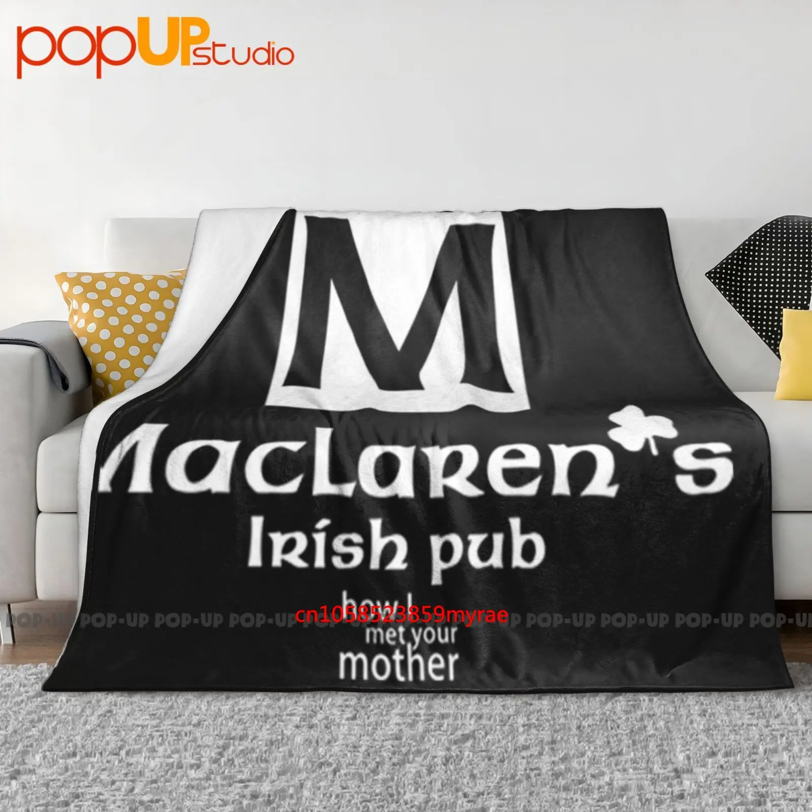 Maclaren Pub Maclarens Himym ультра-мягкое одеяло, зимнее одеяло, чехлы на диван, покрывала на кровать