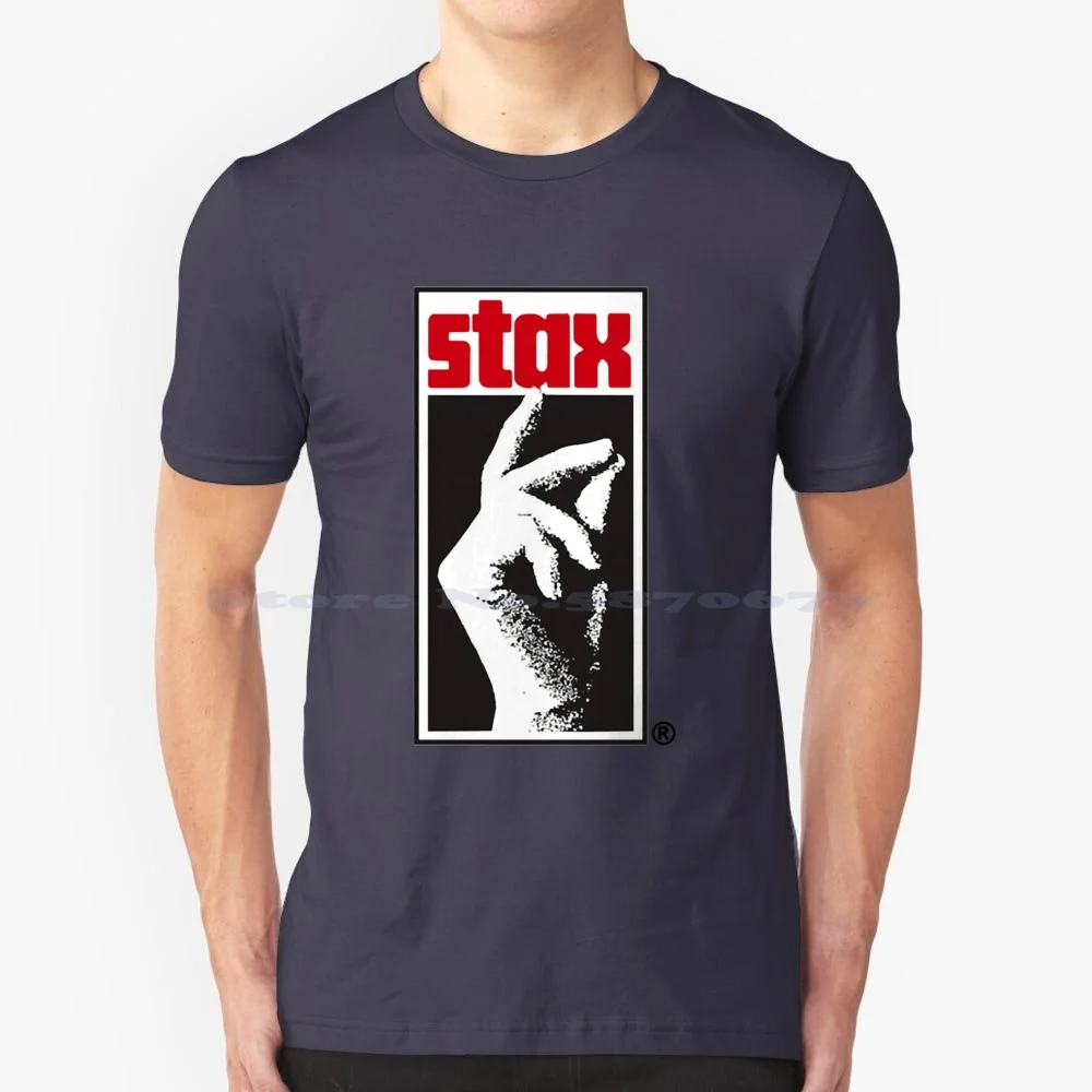 Футболка Stax с этикеткой, 100% хлопчатобумажная футболка с ярлыком, виниловая этикетка с логотипом, технический Логотип Чикаго, Dj, Рейв, танцы, Aphex, двойной Минимальный барабан и