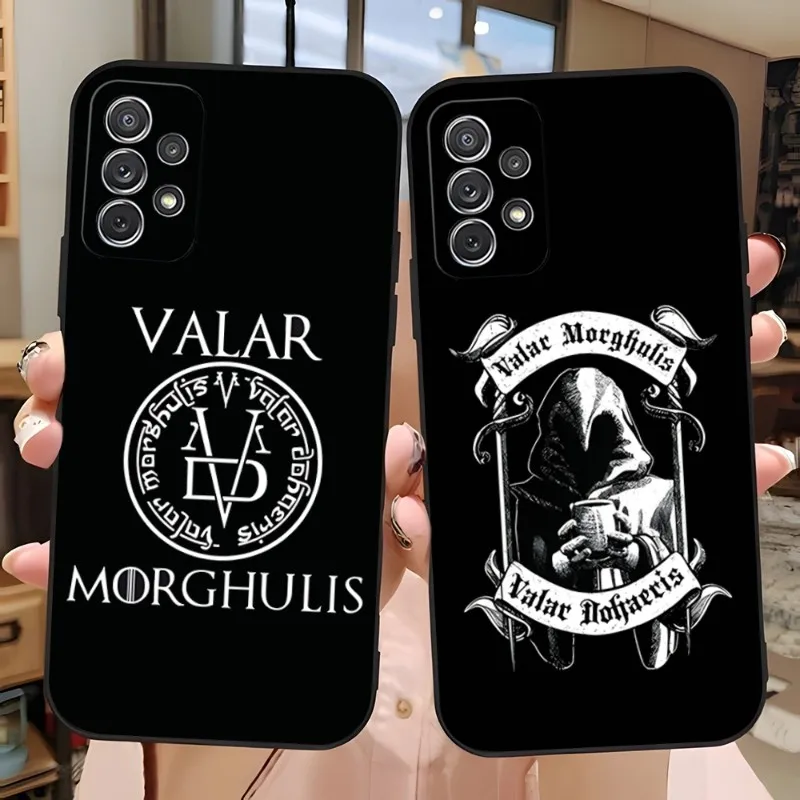 Valar Morghulis Аксессуары для Samsung A02 A53 A13 A21 A33 A22 A31 A52 A73 A32 A50 A20 A40 A23 S задняя крышка