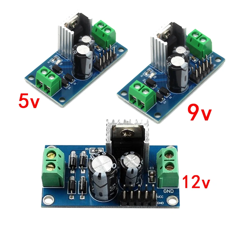 LM7805 LM7809 LM7812 DC/AC три терминала регулятор напряжения блок питания 5 в 9 в 12 В выход Макс 1.2A