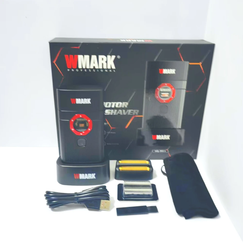 НОВЫЙ WMARK NG-9911 Векторный двигатель BARBER SHAVER с базой 9000 об/мин Мужское устройство для отбеливания масляной головки Машинка для стрижки волос