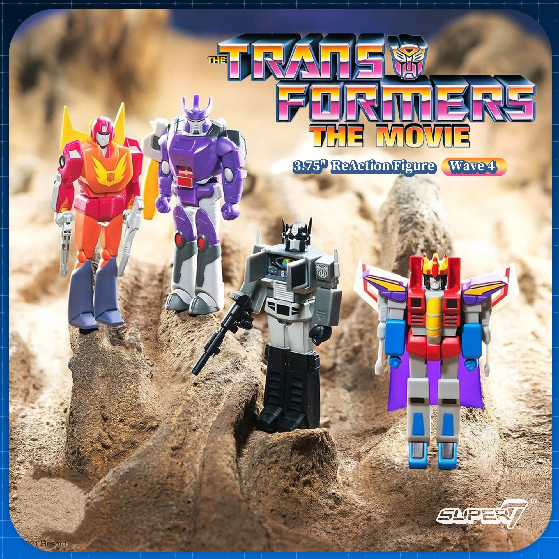 Трансформеры Spot Super 7 Carded Series 4: Starscream, Optimus Prime, Galvatron